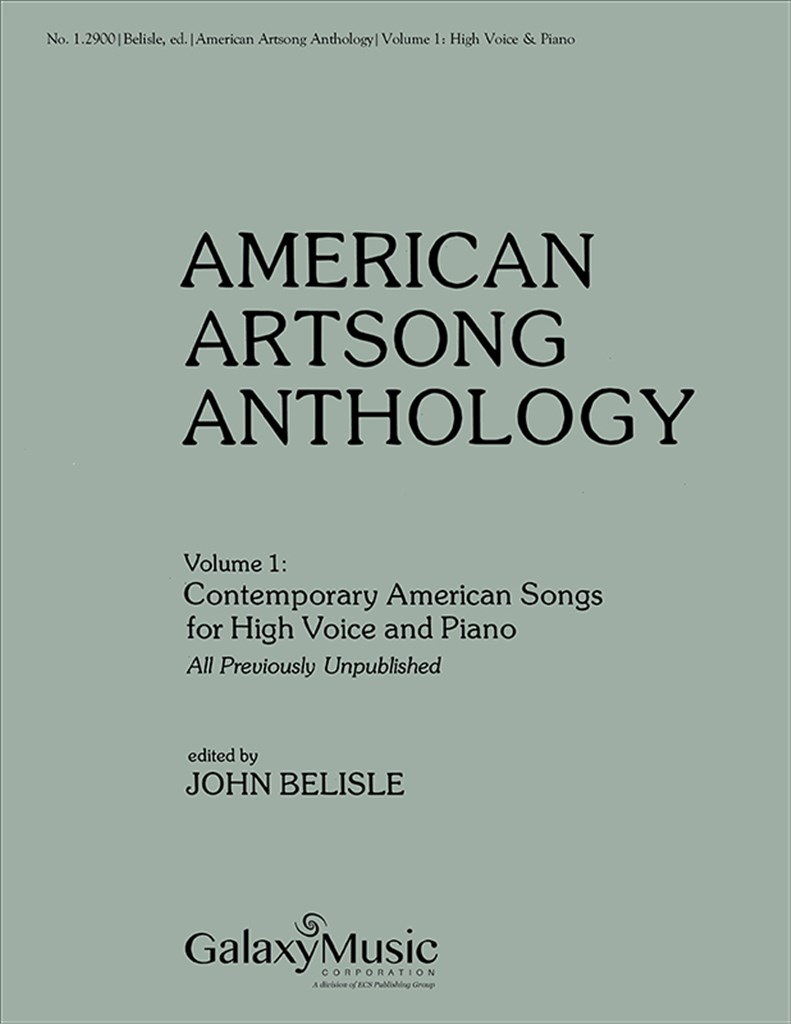 American Artsong Anthology, Volume 1