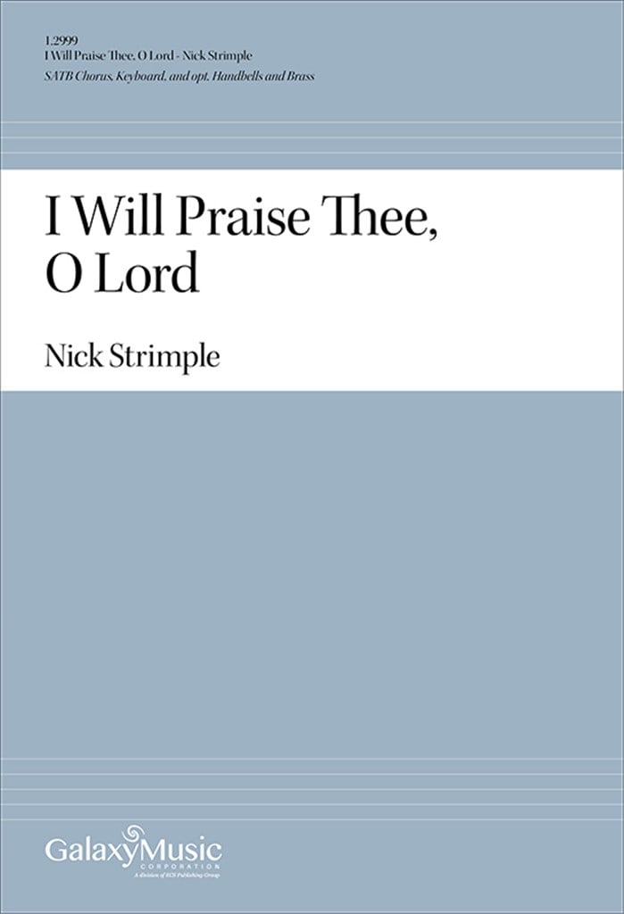 I Will Praise Thee, O Lord