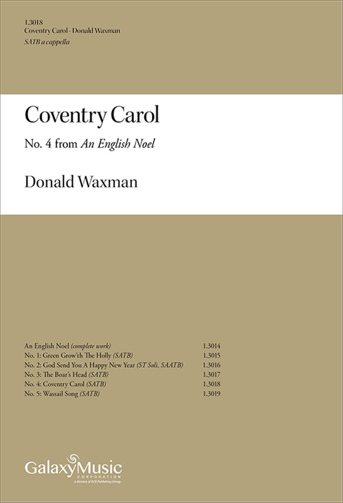 An English Noel: Coventry Carol
