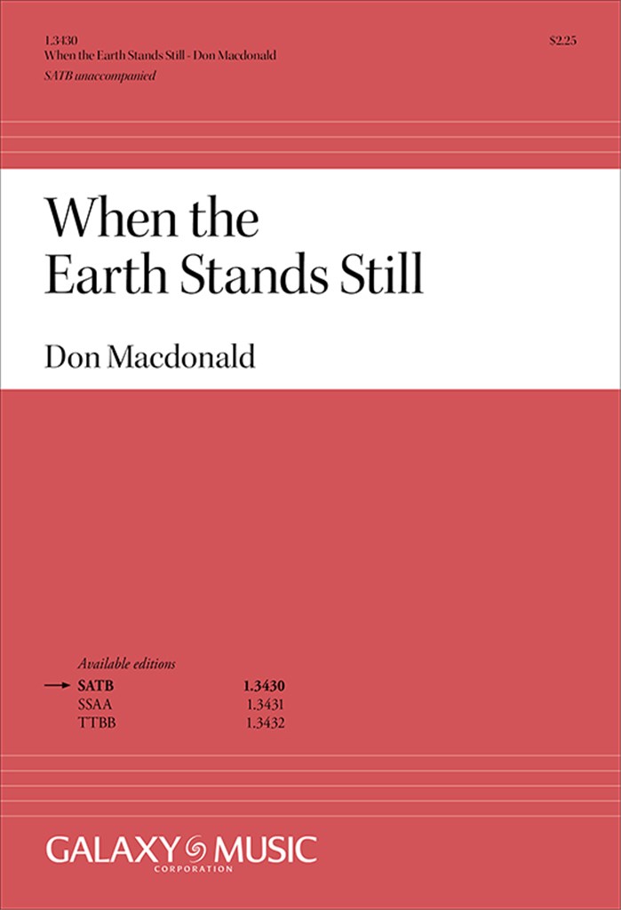 When the Earth Stands Still