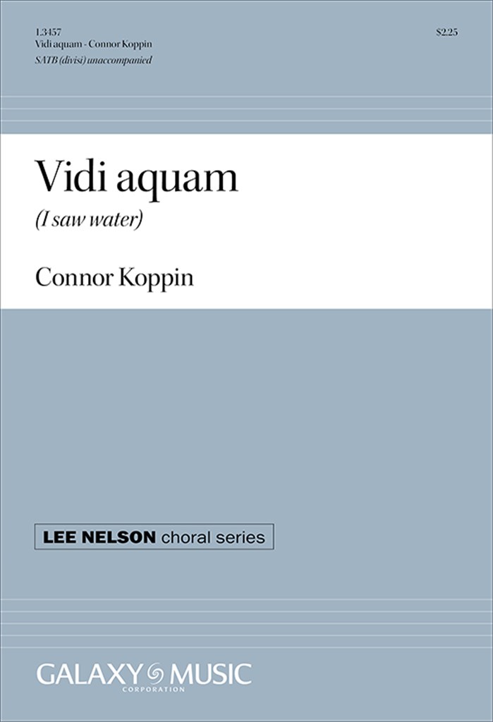 Vidi aquam (I saw water)
