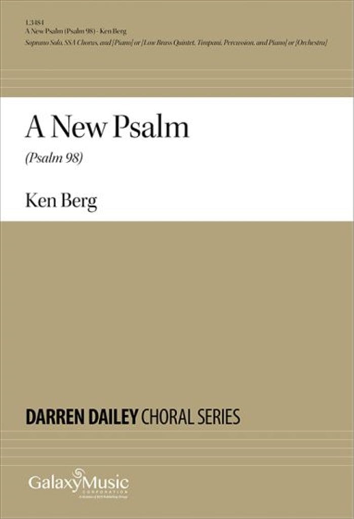 A New Psalm