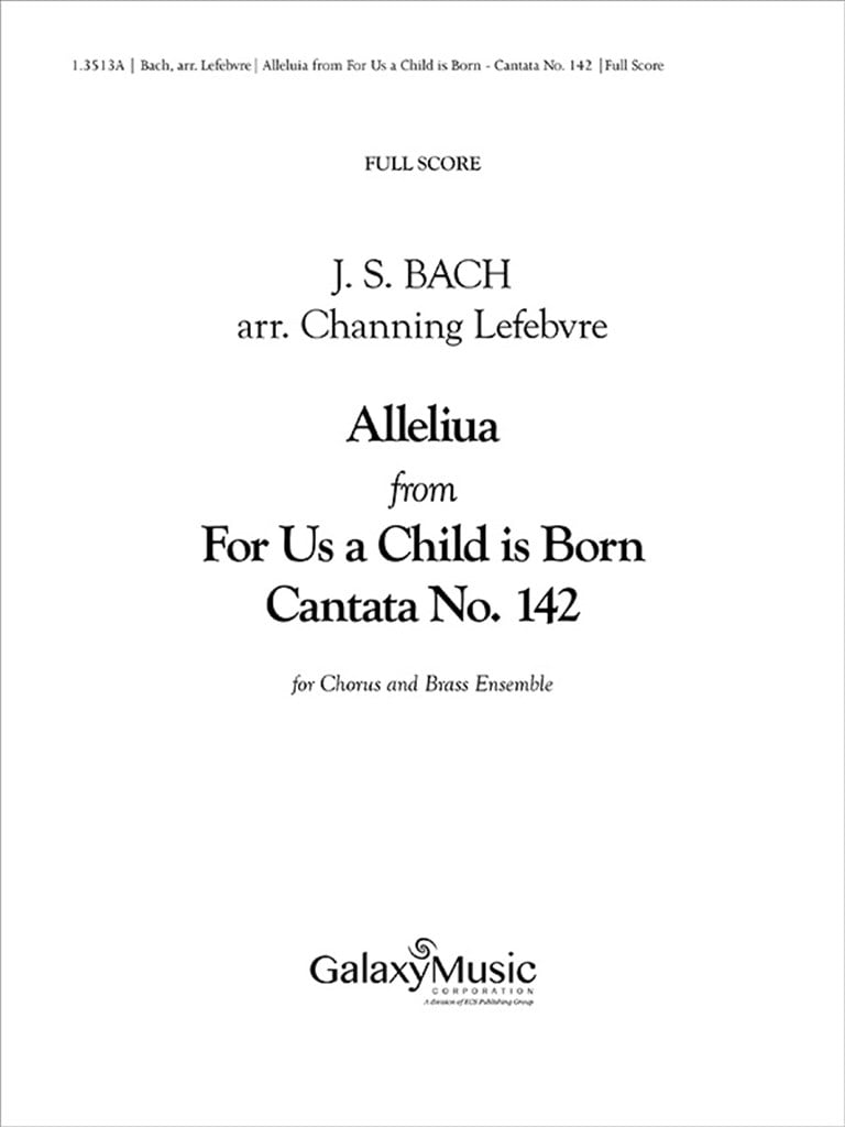 Alleluia from For Us a Child is Born