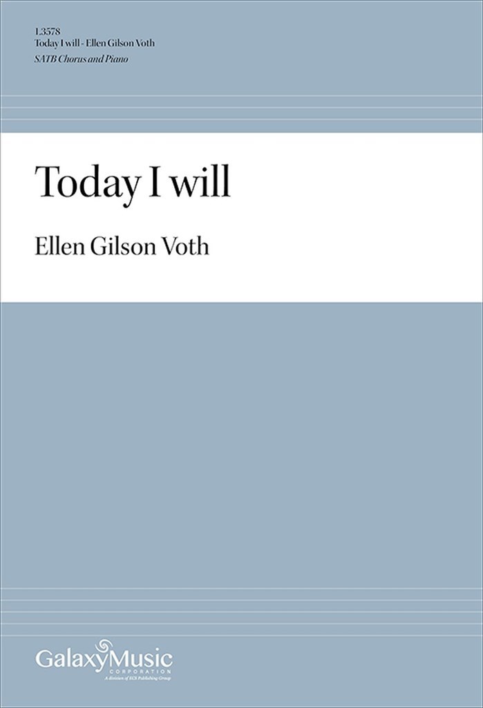 Today I will