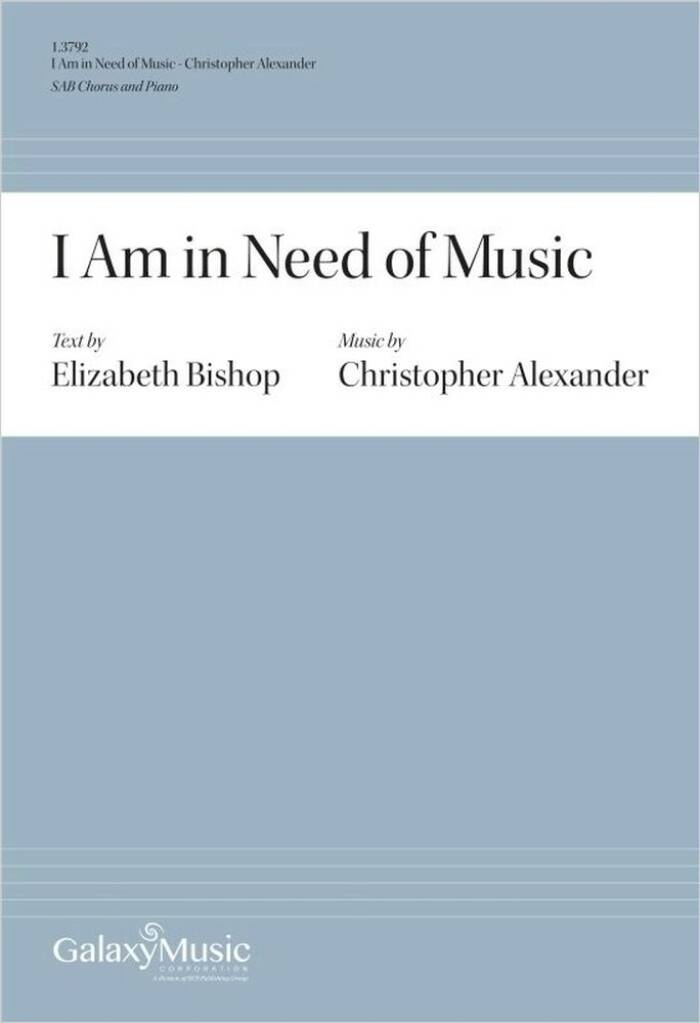 I Am in Need of Music