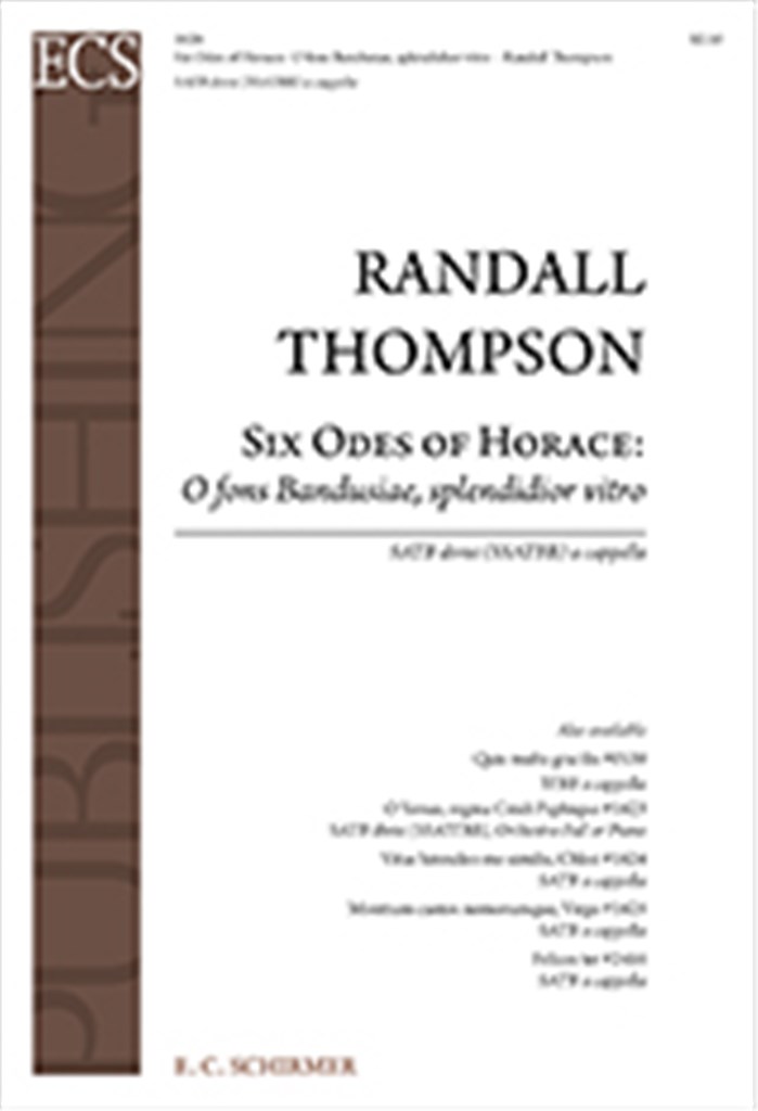 6 Odes of Horace