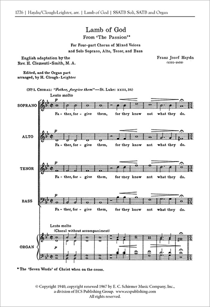 The Seven Last Words: Lamb of God