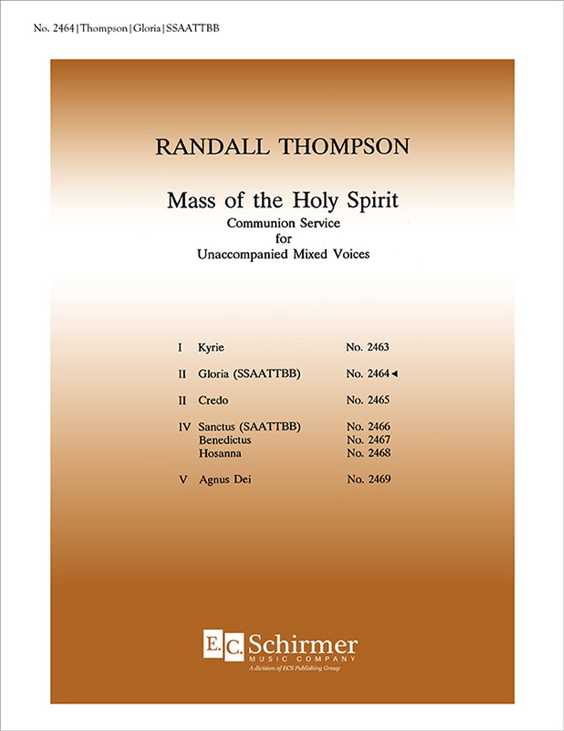Mass of the Holy Spirit: No. 2. Gloria