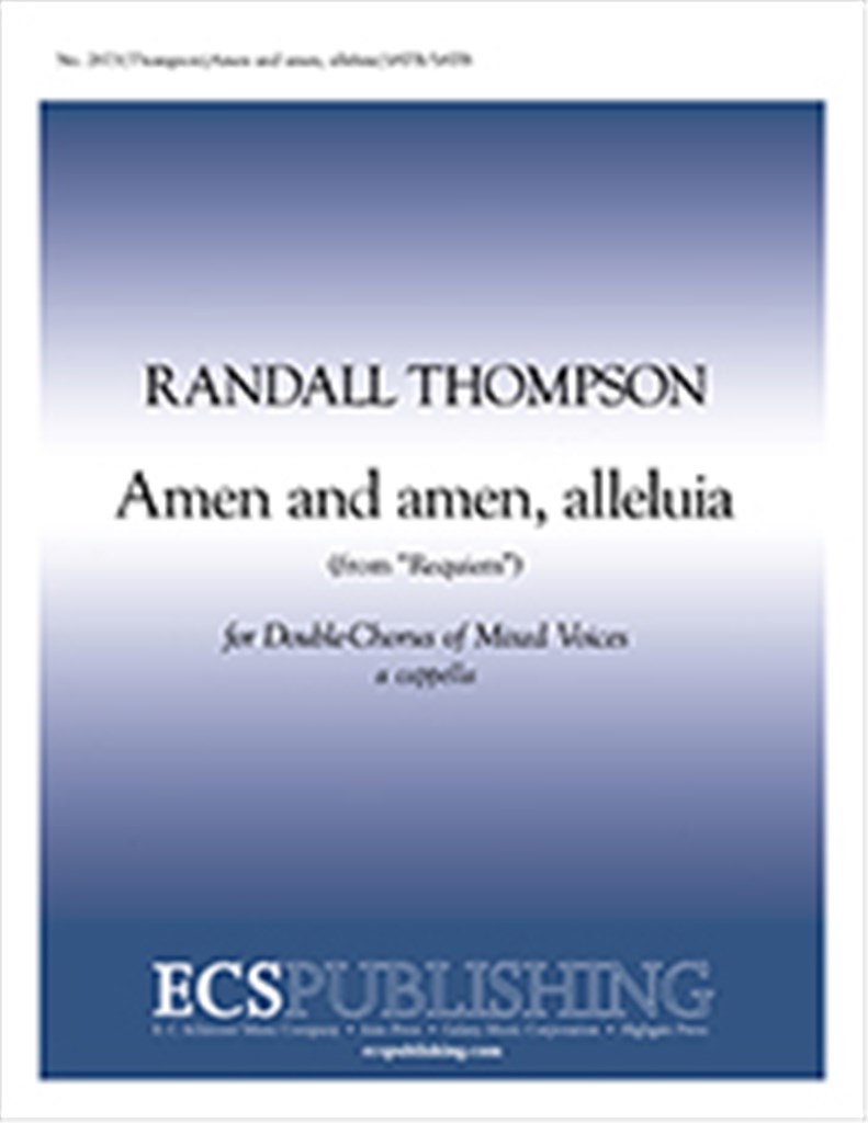 Requiem: Amen and amen, alleluia