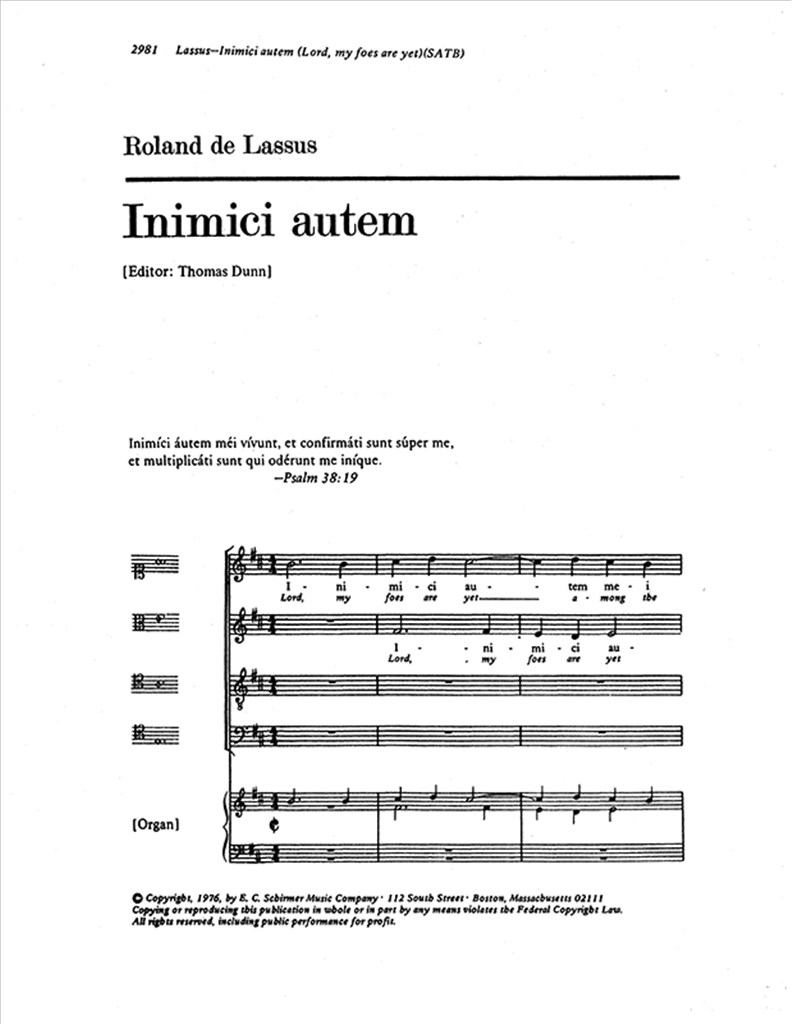 Inimici autem