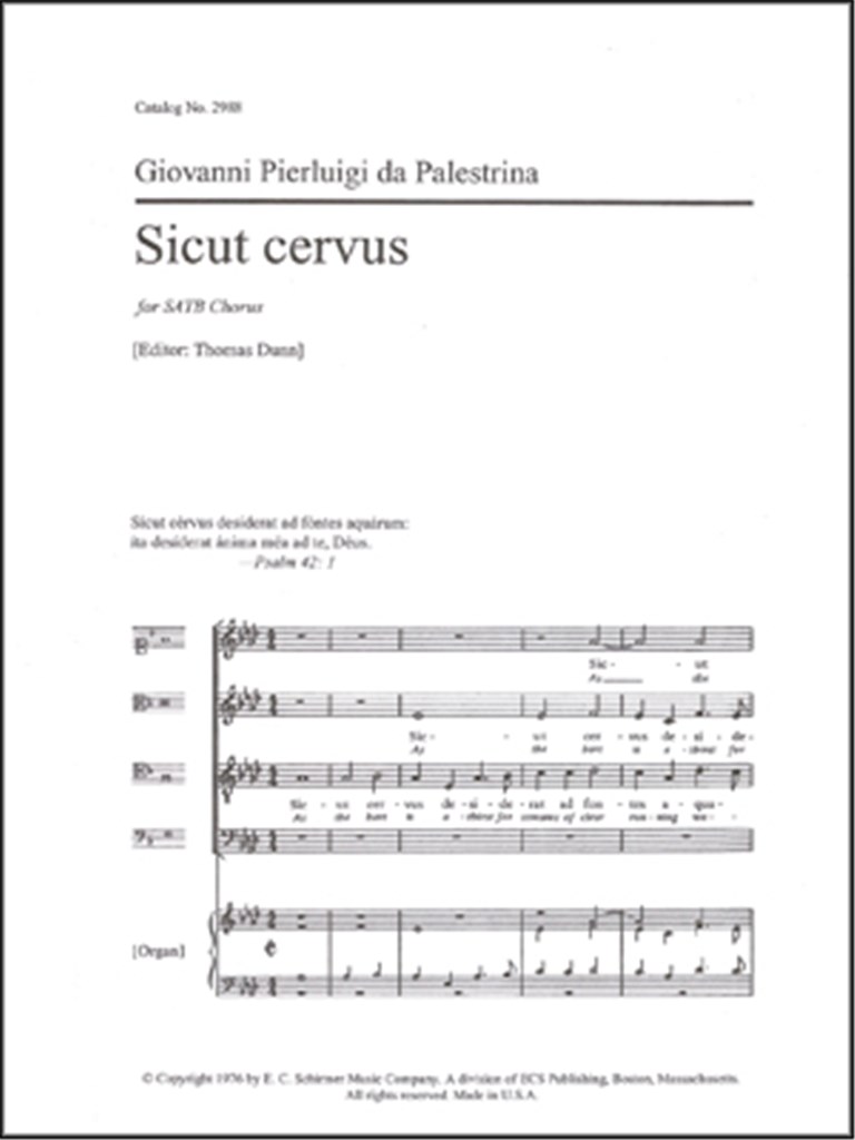 Sicut cervus