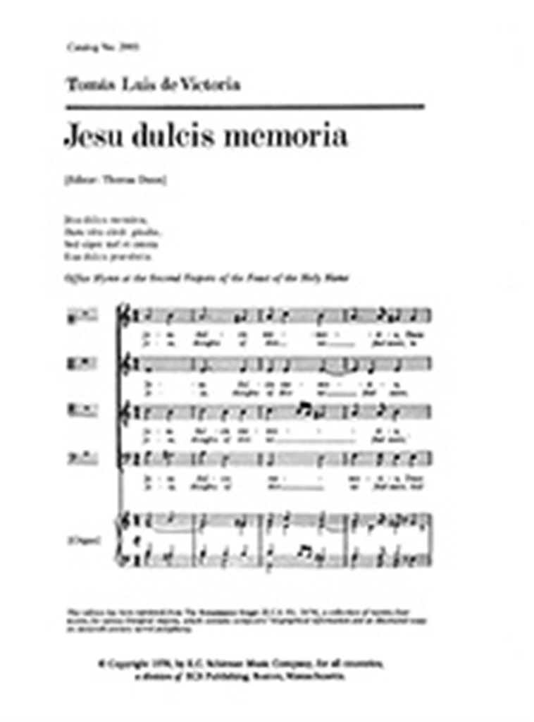 Jesu dulcis memoria