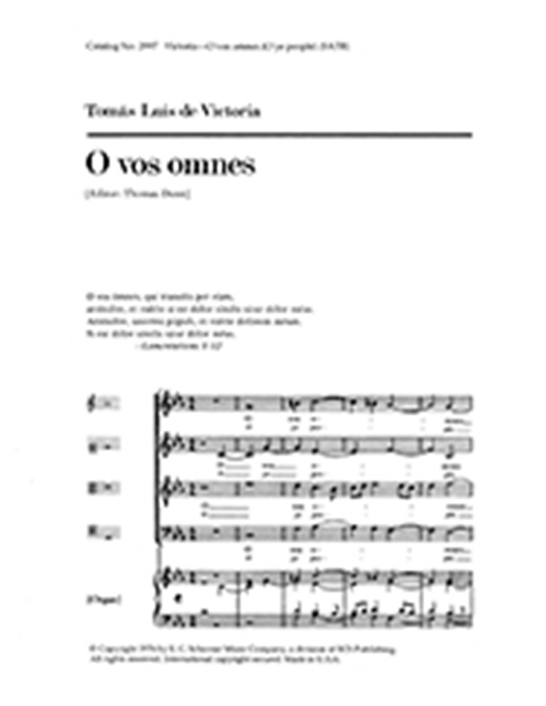 O vos omnes
