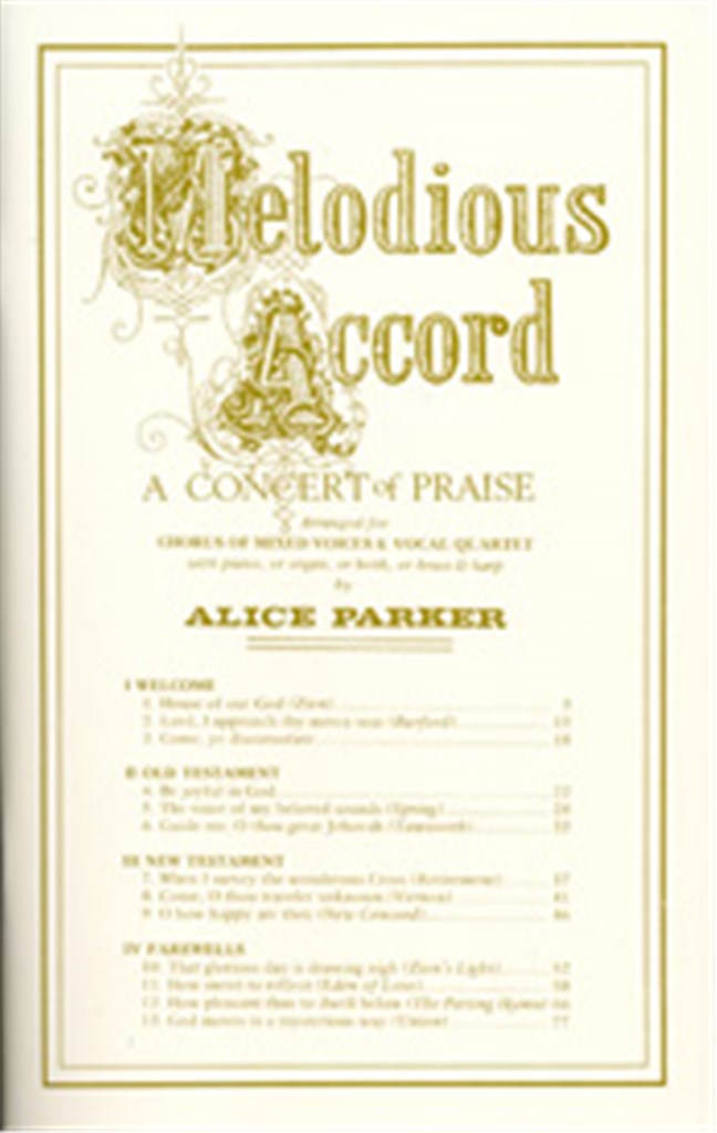 Melodious Accord A Concert of Praise