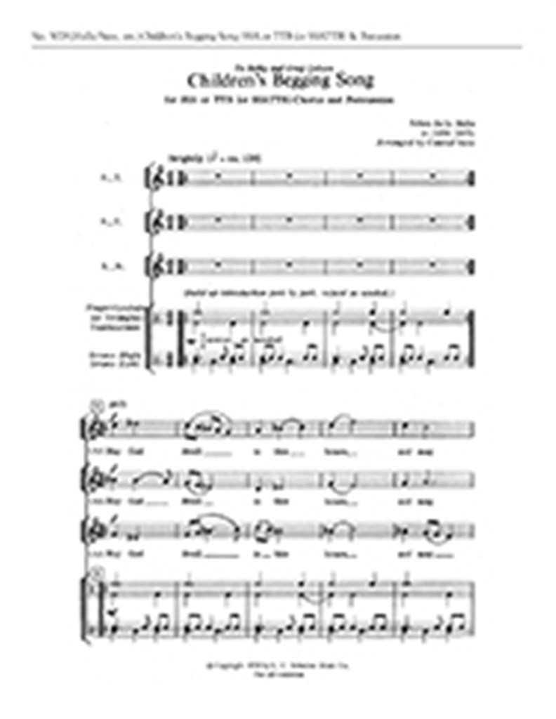 Children's Begging Song