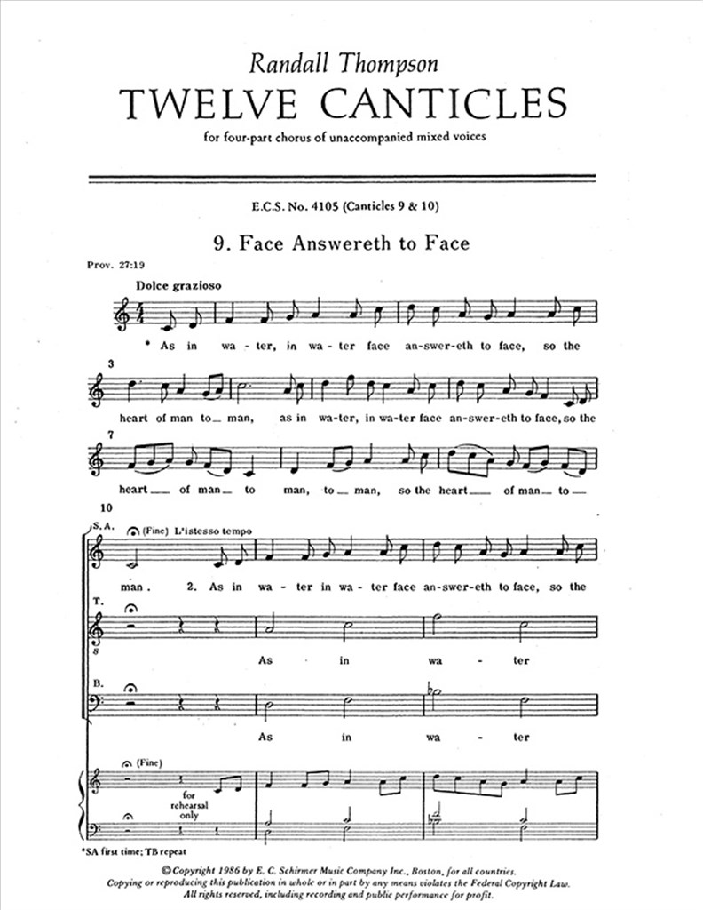 Twelve Canticles