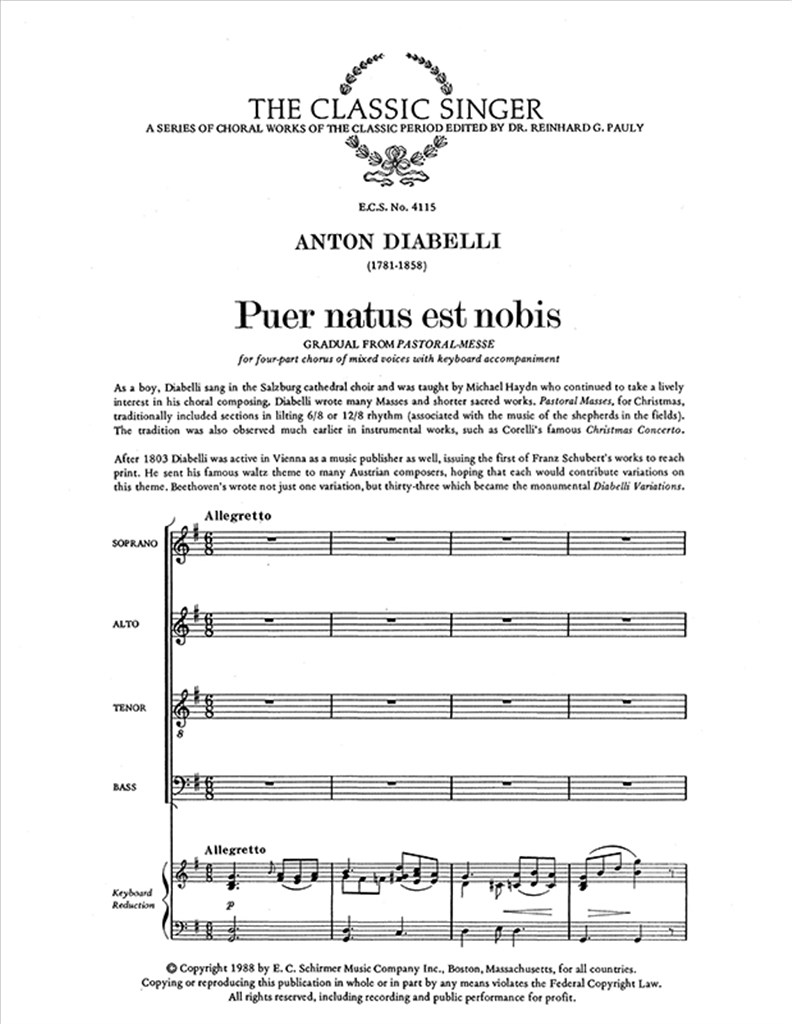 Puer natus est nobis