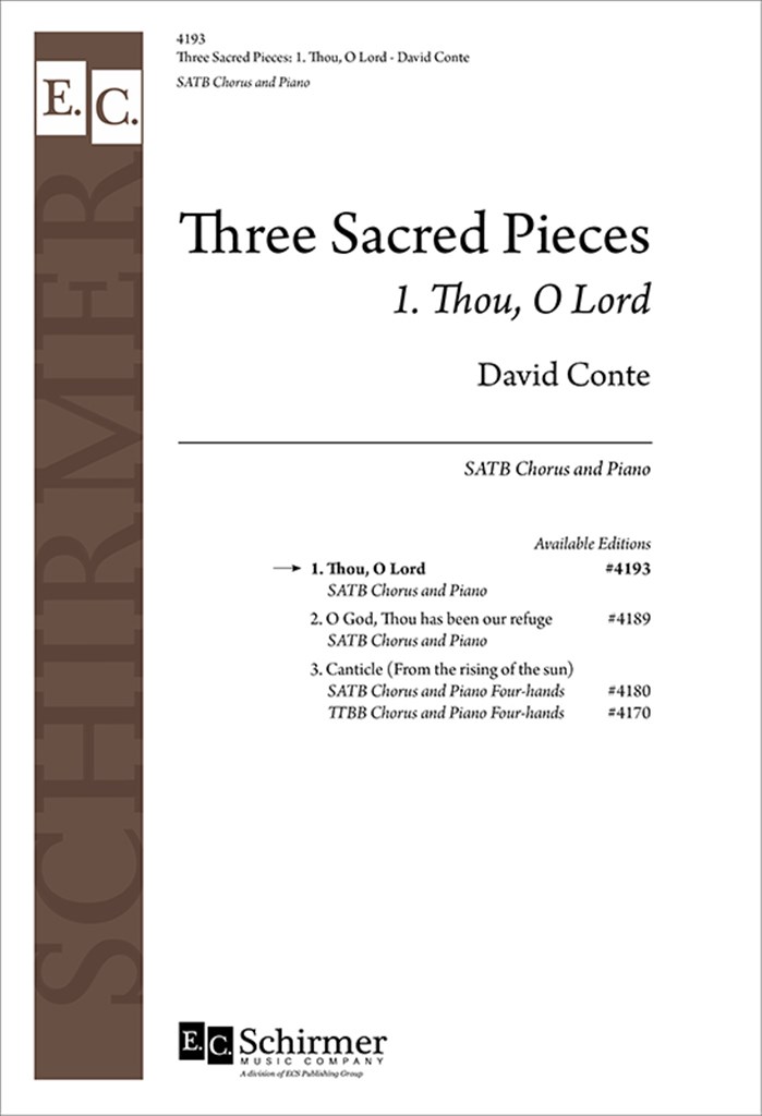 Three Sacred Pieces: No. 1. Thou, O Lord