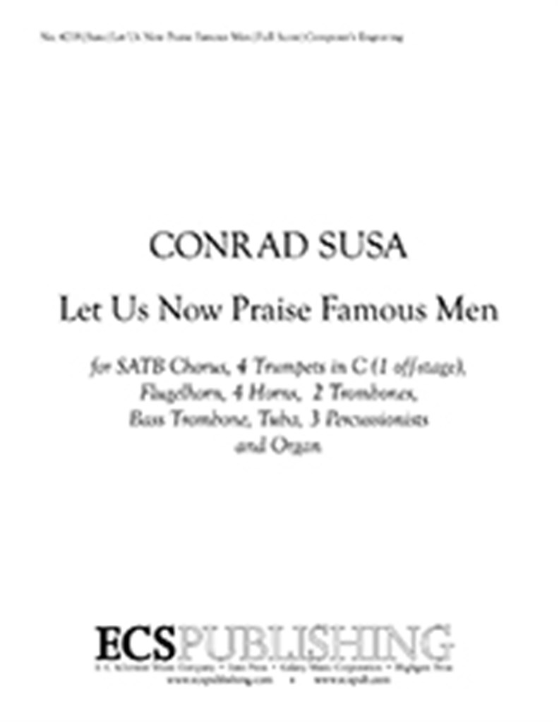 Let Us Now Praise Famous Men