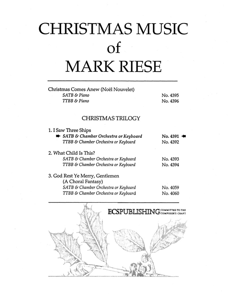 Christmas Trilogy: 1. I Saw Three Ships