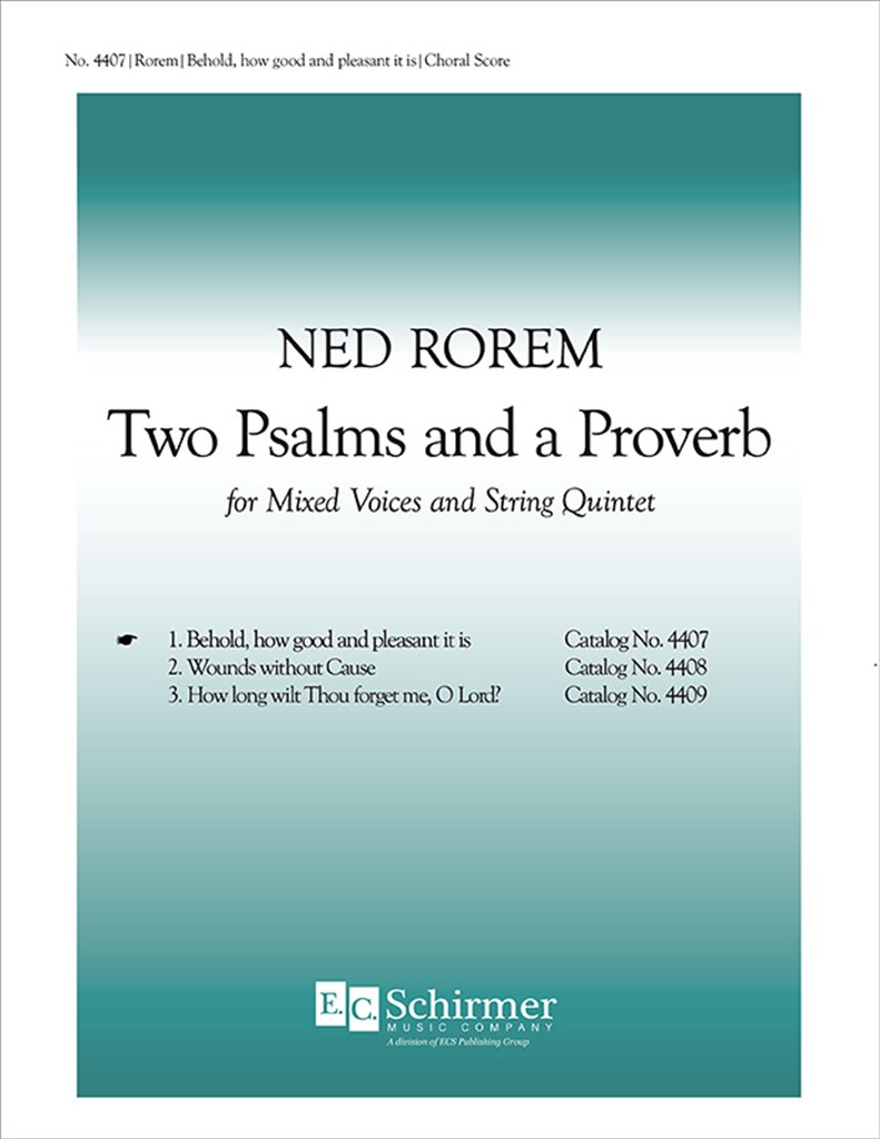 Two Psalms and a Proverb