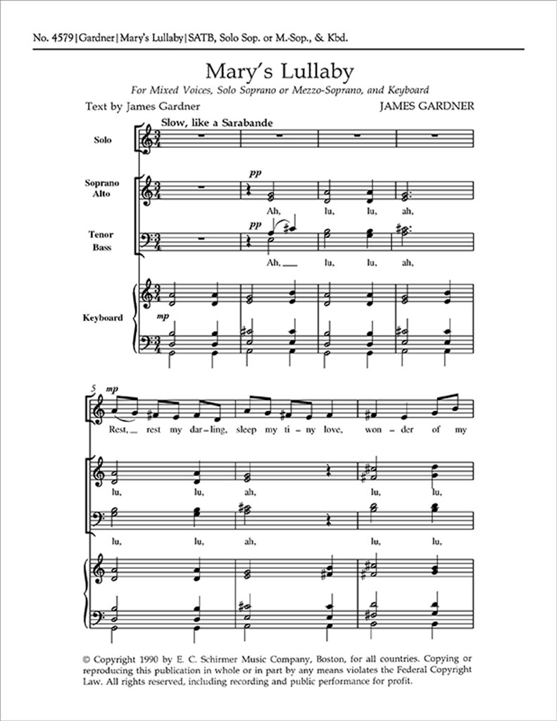 Mary's Lullaby