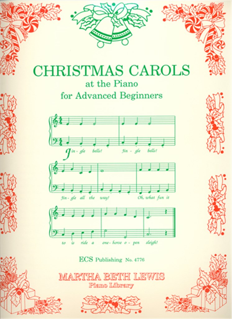 Christmas Carols at the Piano for Adv. Beginners