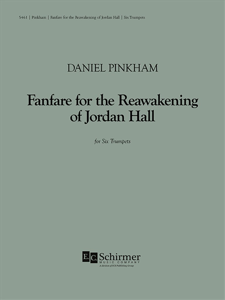 Fanfare for the Re-awakening of Jordan Hall