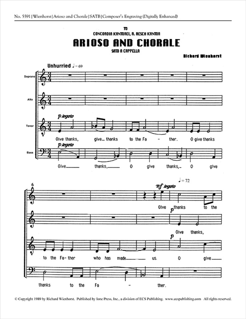 Arioso and Chorale