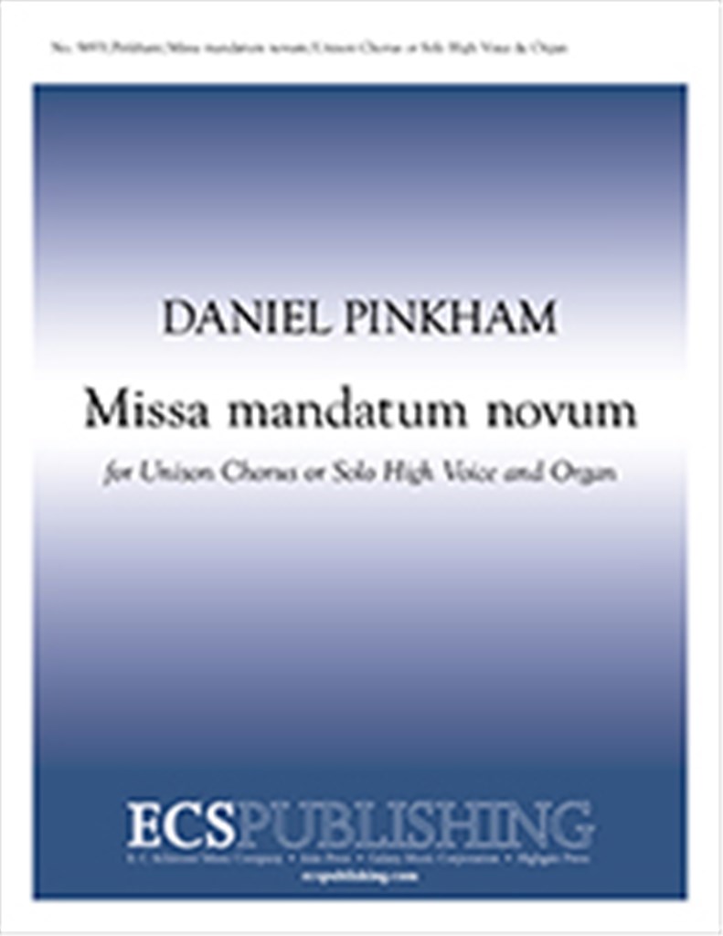 Missa mandatum novum