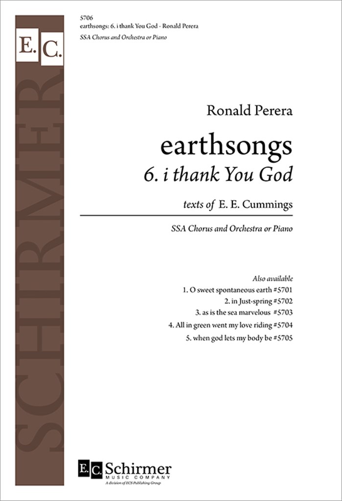 Earthsongs: No. 6 I thank You God