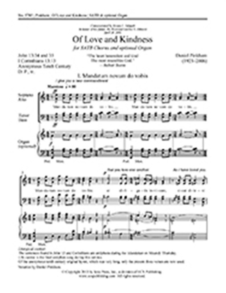 Of Love and Kindness