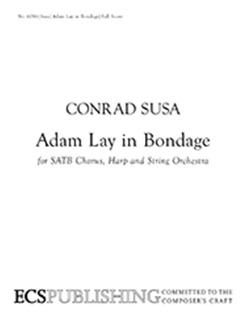 Two Marian Carols: Adam lay in bondage