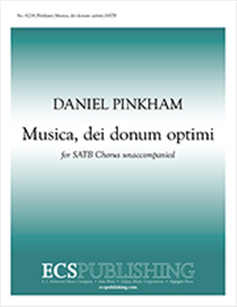 Musica, dei donum optimi