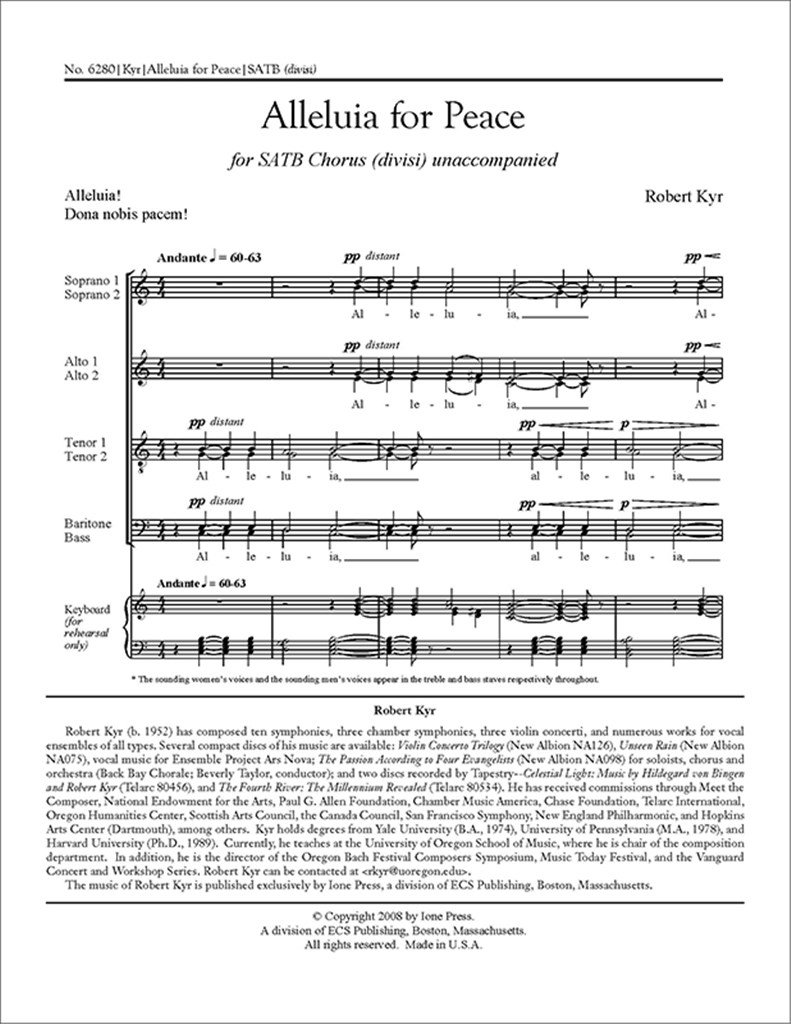 Alleluia for Peace