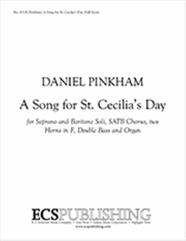 A Song for St. Cecilia's Day