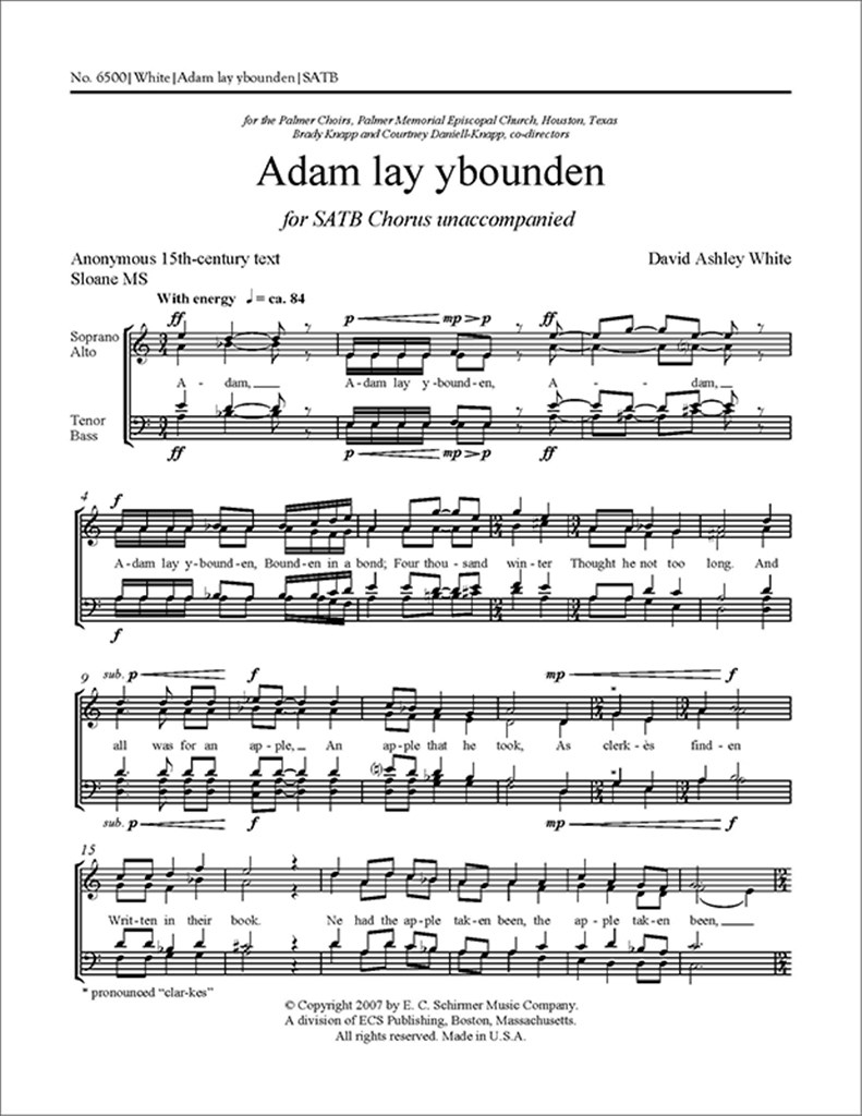 Adam lay ybounden