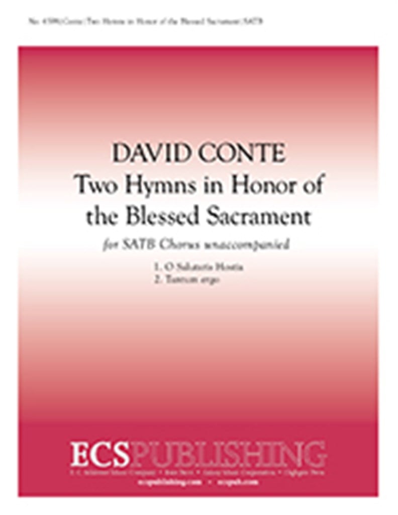 Two Hymns in Honor of the Blessed Sacrament