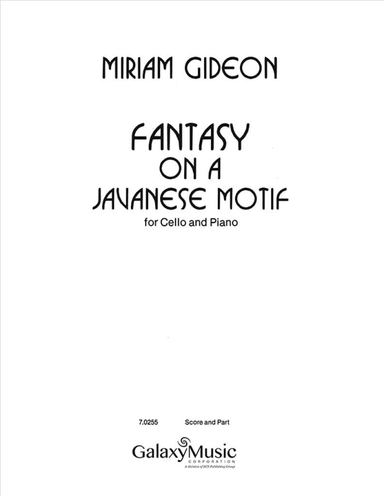 Fantasy on a Javanese Motif
