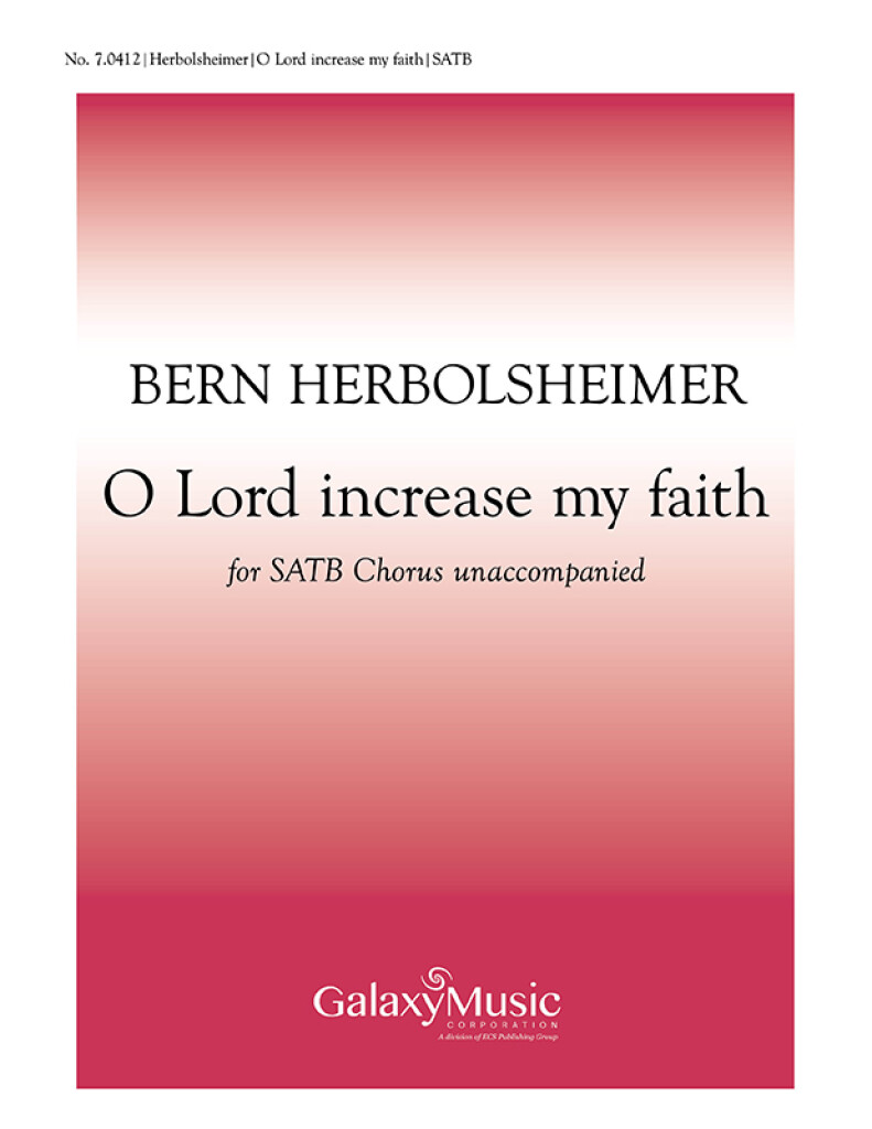 O Lord, Increase My Faith