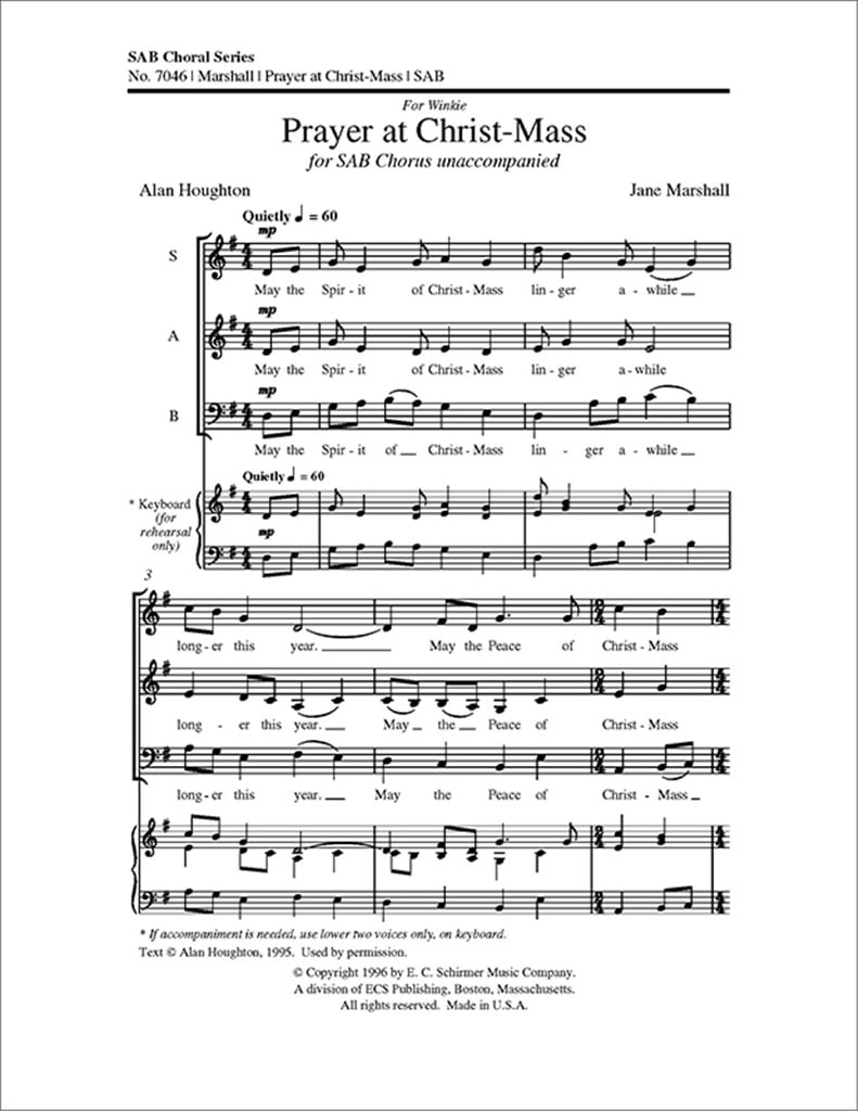 Prayer at Christ-Mass