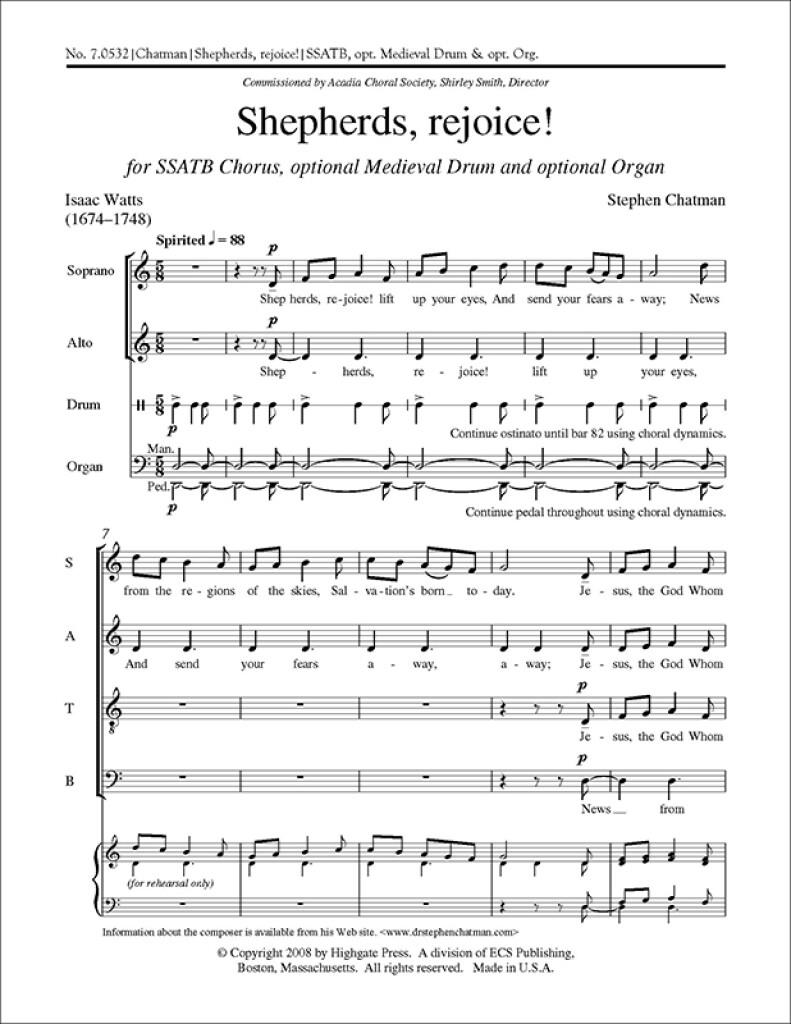 Shepherds, rejoice!