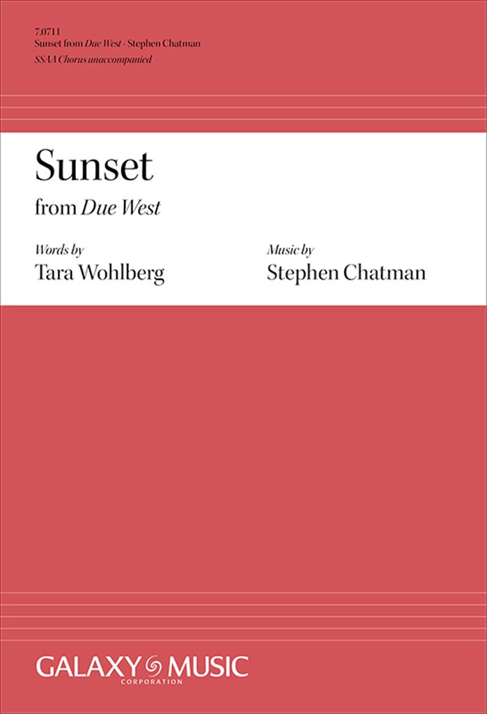 Sunset from Due West