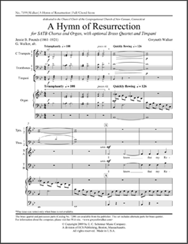 A Hymn of Resurrection