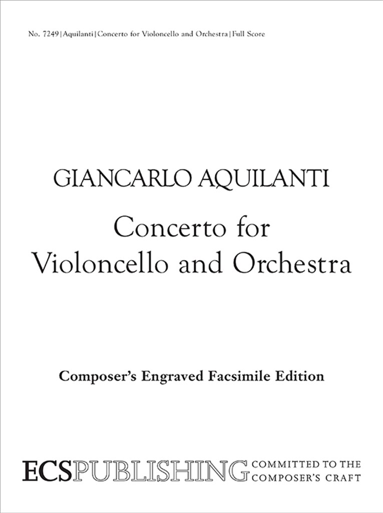 Concerto for Violoncello and Orchestra