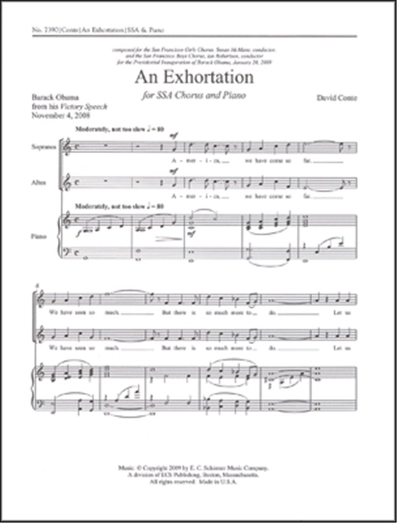 An Exhortation