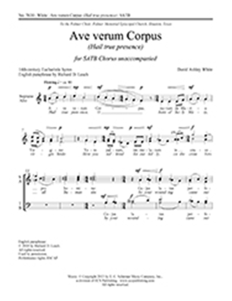 Ave verum Corpus