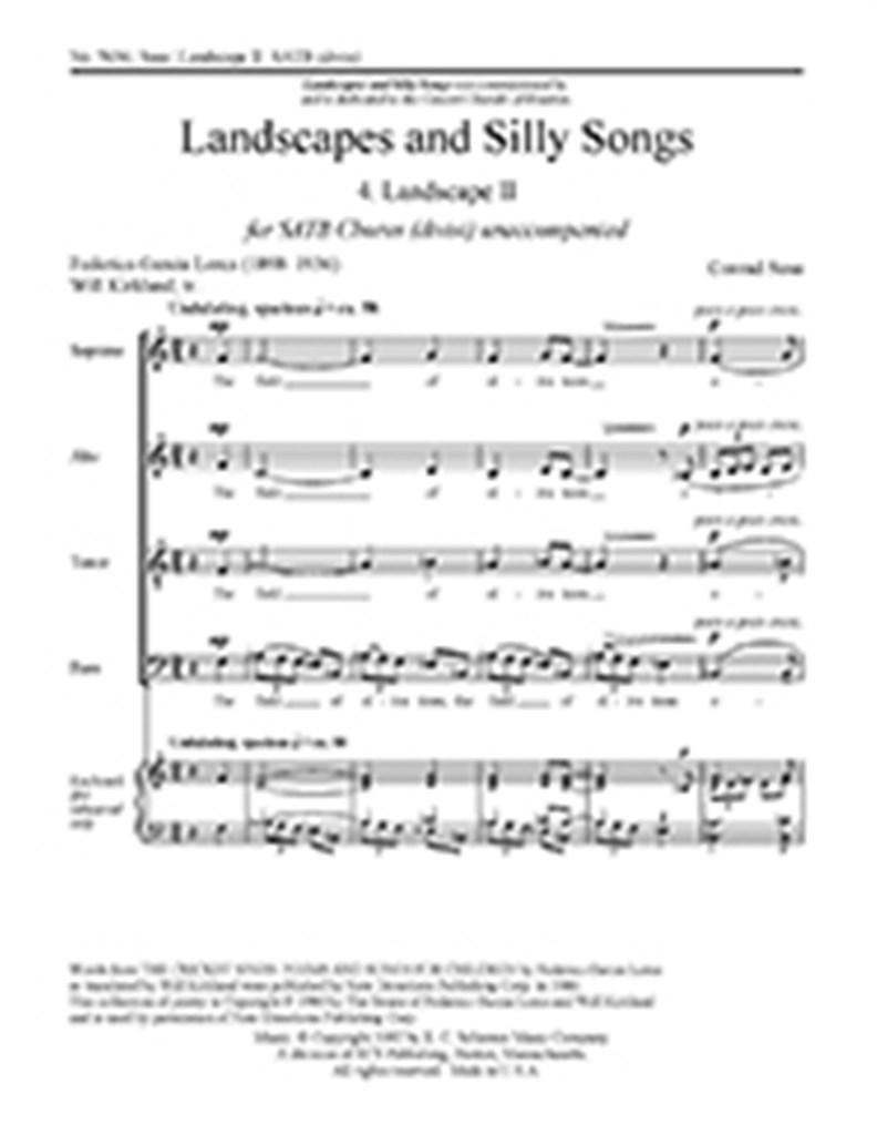 Landscapes and Silly Songs: No. 4 Landscape II