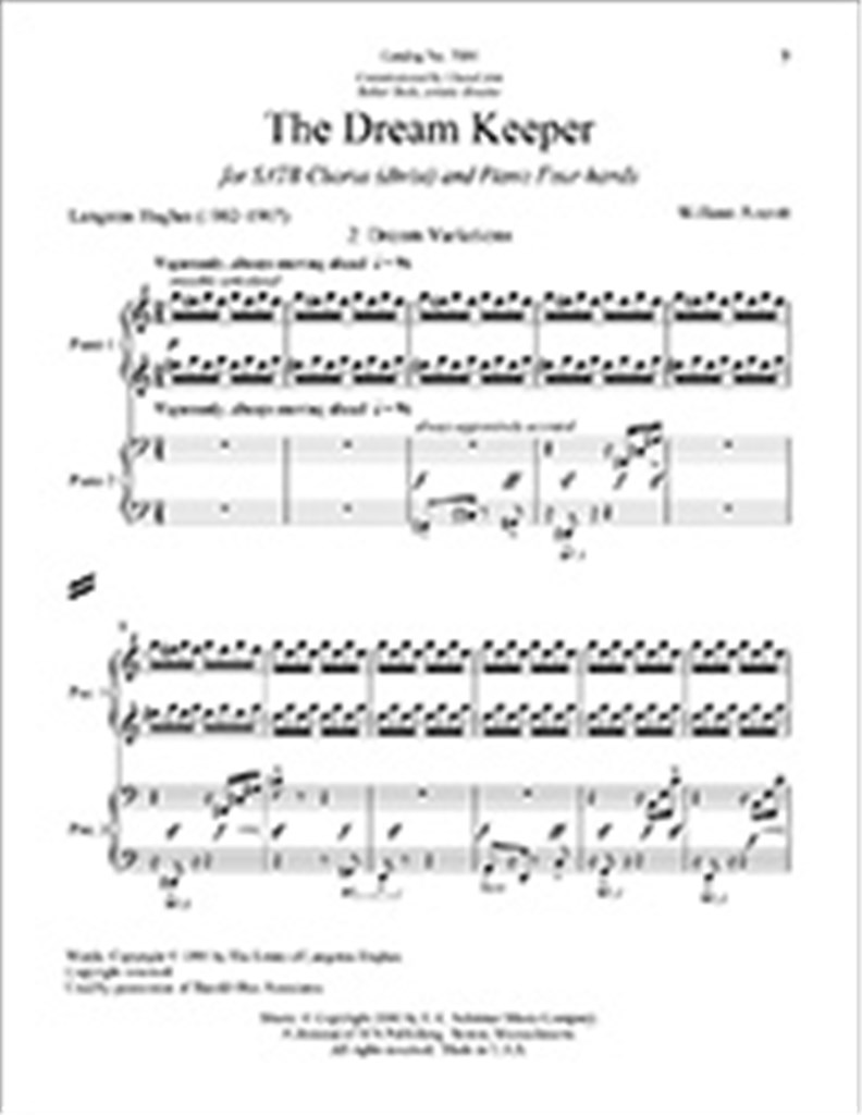The Dream Keeper: No. 2 Dream Variations
