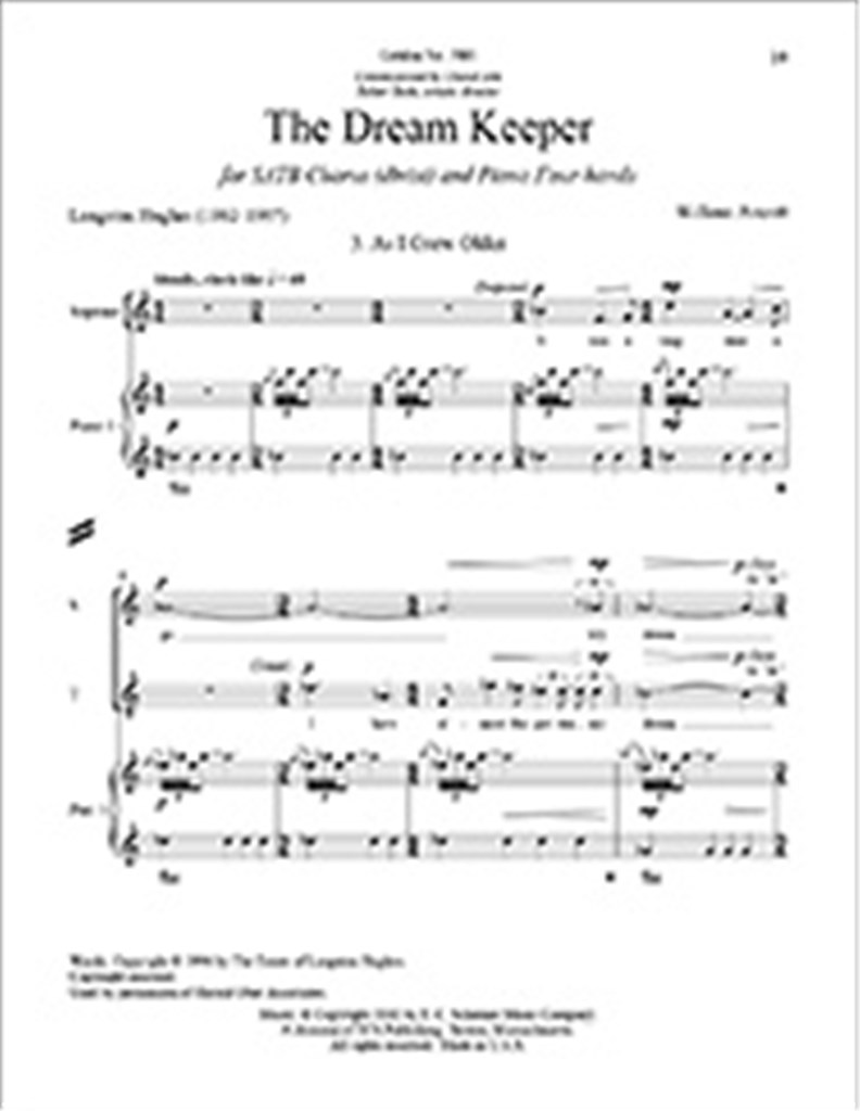 The Dream Keeper: No. 3 As I Grew Older